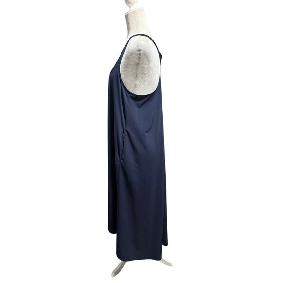 Athleta Presido Dress Navy Racerback High-Low (Size S/P) - Picture 4 of 6